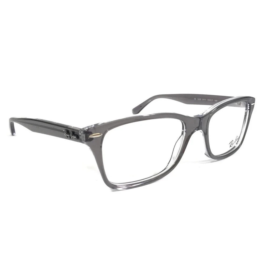Ray-Ban Eyeglasses Frames RB5428 8111 Transparent Gray Square Full Rim 53-17-145